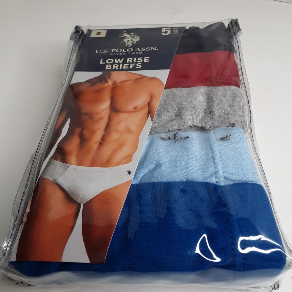 5pcs US Polo Assn. Men Low Rise Briefs size S (28-30) - Picture 4 of 11