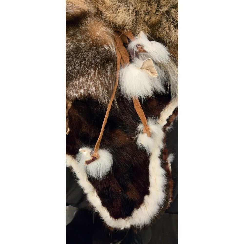 Artisan-Made Hat Headress Festival Taxidermy Pelt Fox Tail22 - 23" - Picture 12 of 16