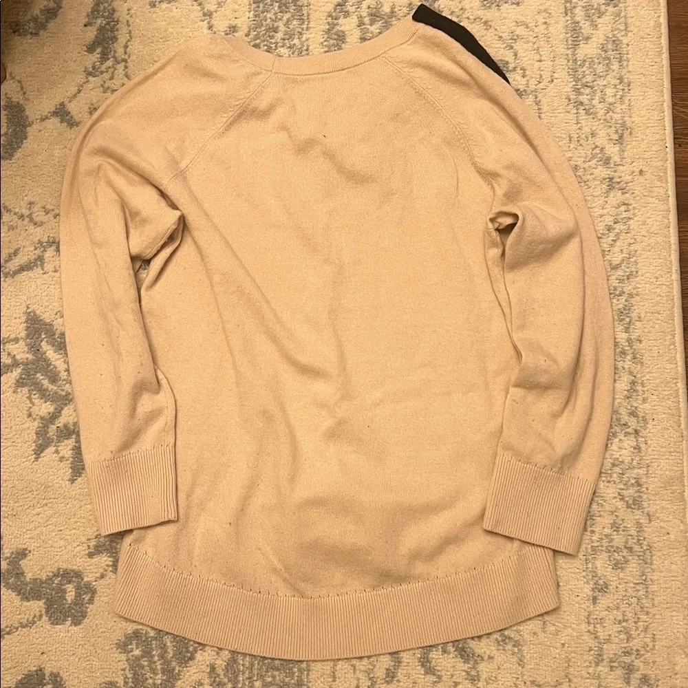 Kate Spade Bow Sweater Cream Size M - Picture 3 of 5