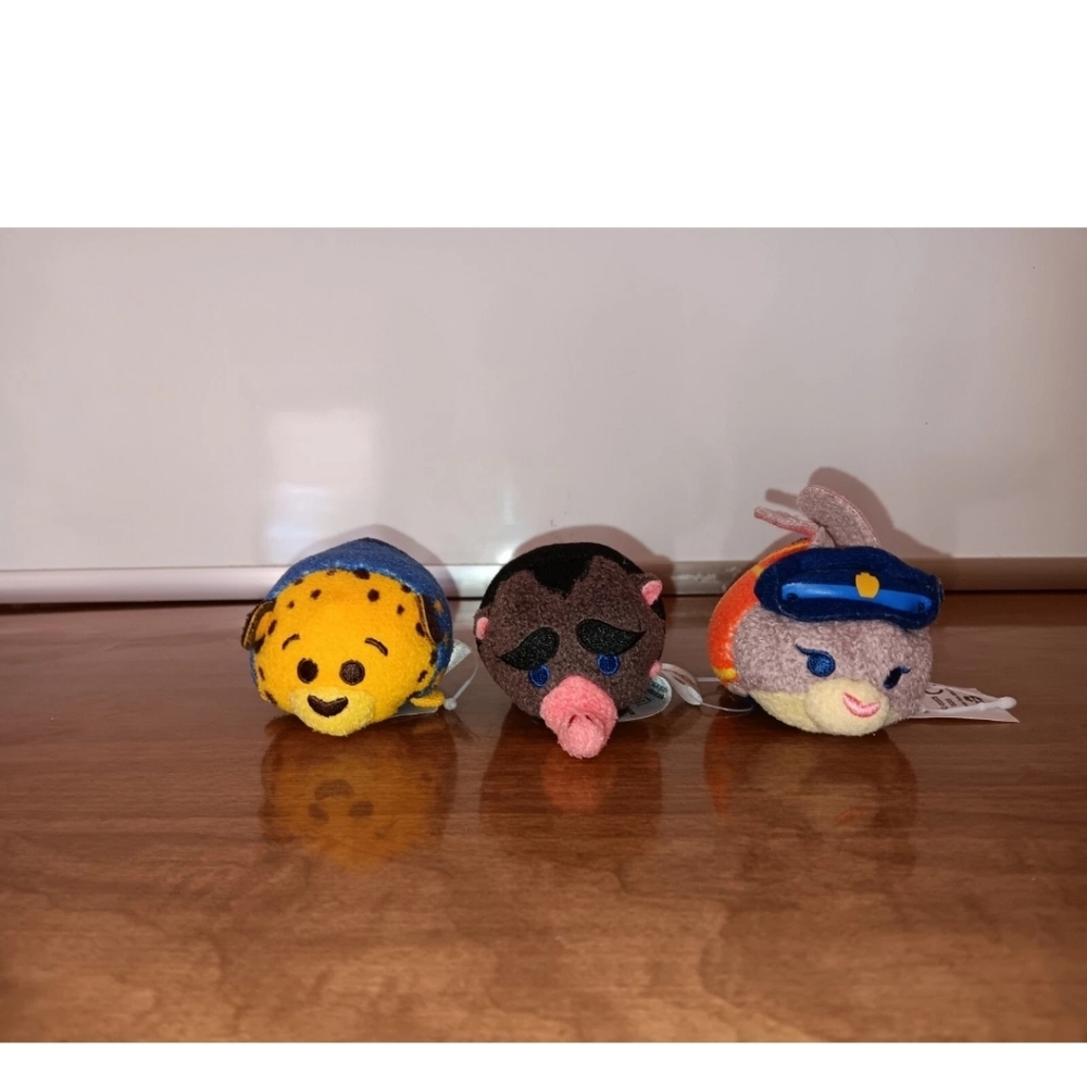 Disney Tsum Tsum Mini Zootopia Plush,  Set Of 3
