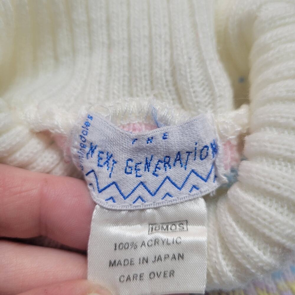 Vintage The Next Generation Kawaii Sweater, Sz 18 months - Picture 3 of 3