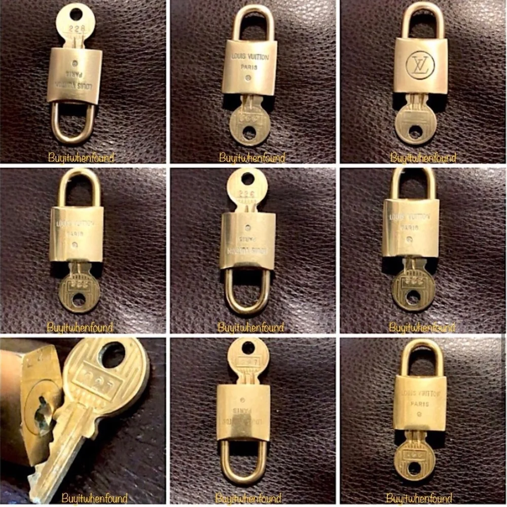 LOUIS VUITTON LV Assorted Lock and Key 200 Series Rare Authentic HTF - Picture 4 of 16