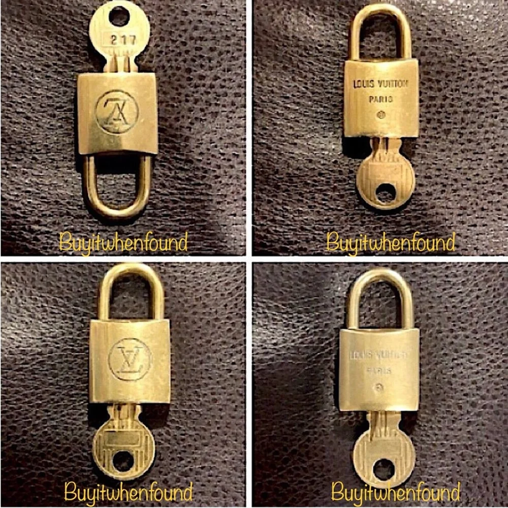 LOUIS VUITTON LV Assorted Lock and Key 200 Series Rare Authentic HTF - Picture 6 of 16