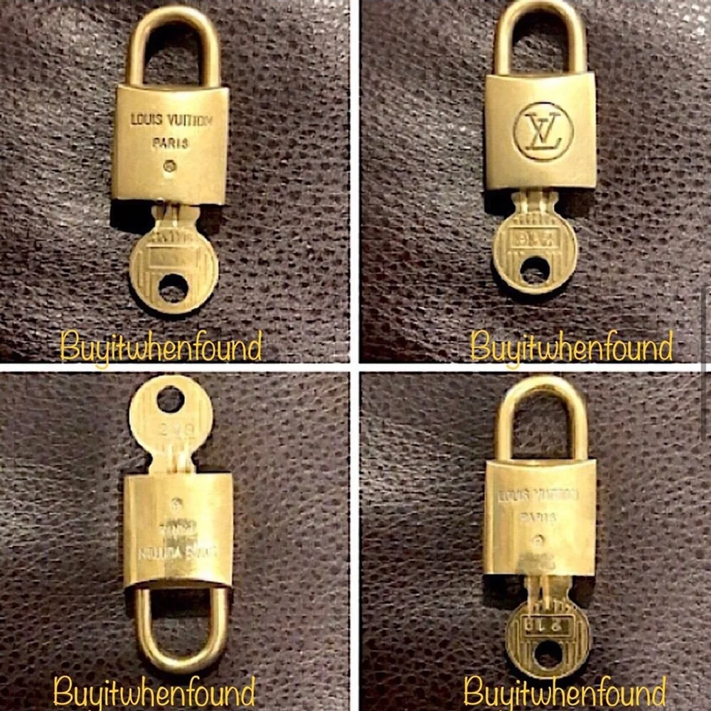 LOUIS VUITTON LV Assorted Lock and Key 200 Series Rare Authentic HTF - Picture 3 of 16