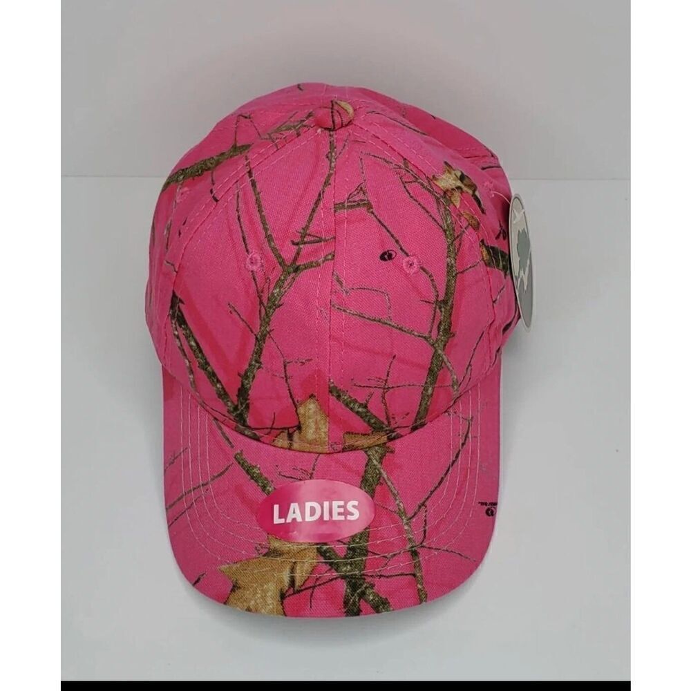 mossy oak camouflage PINK hats for women