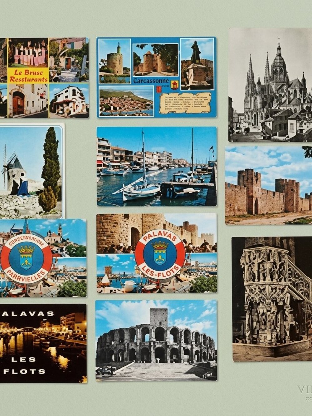 Vintage Postcard Collection - Monmartre, Aigues Mortes, Arles