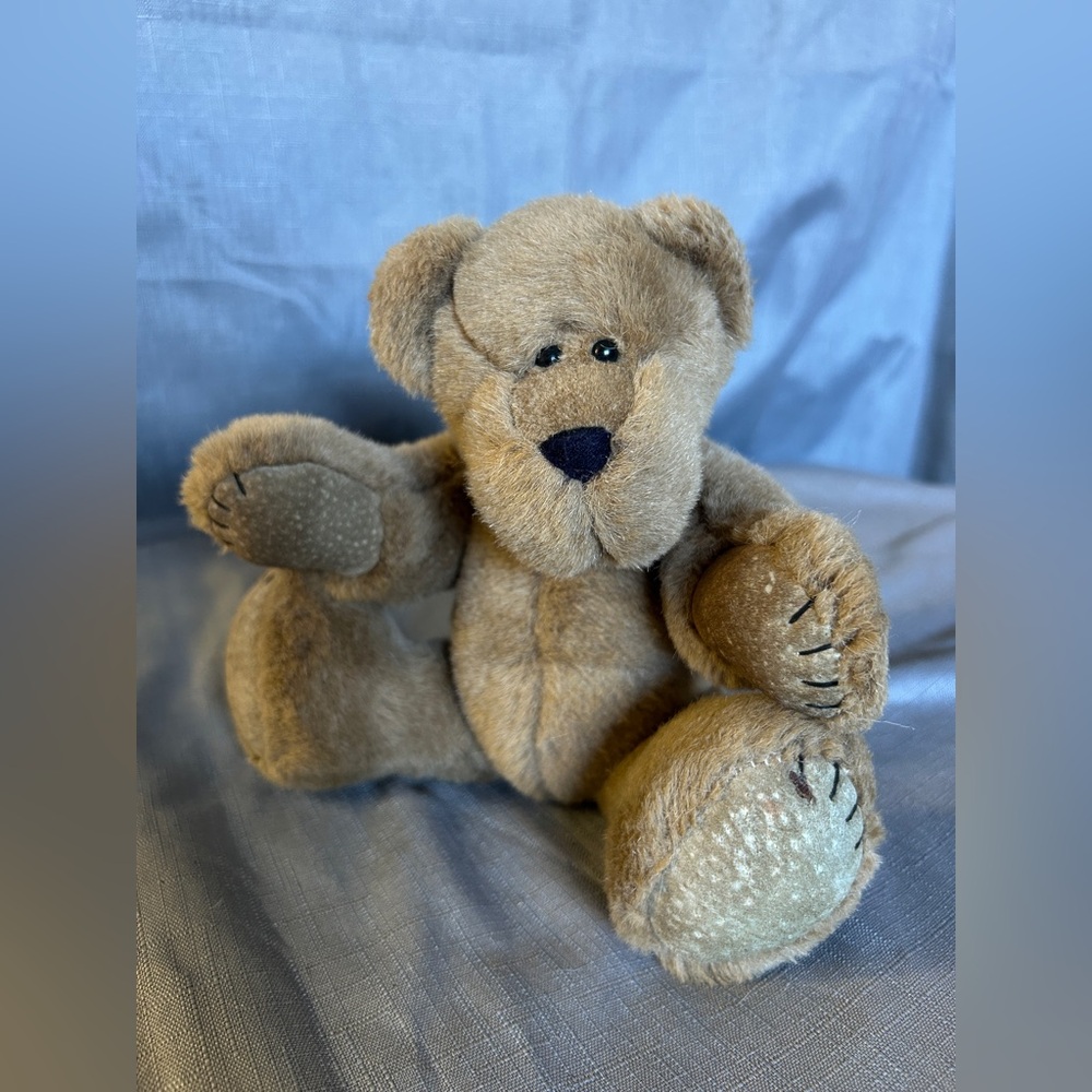 Vintage Applause Brown Plush Teddy Bear Jointed Arms and Legs for Poseability