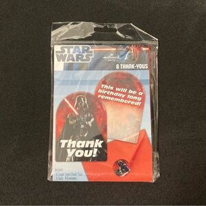 Hallmark Party Star Wars Darth Vader Birthday Thank You Cards 8 Pack