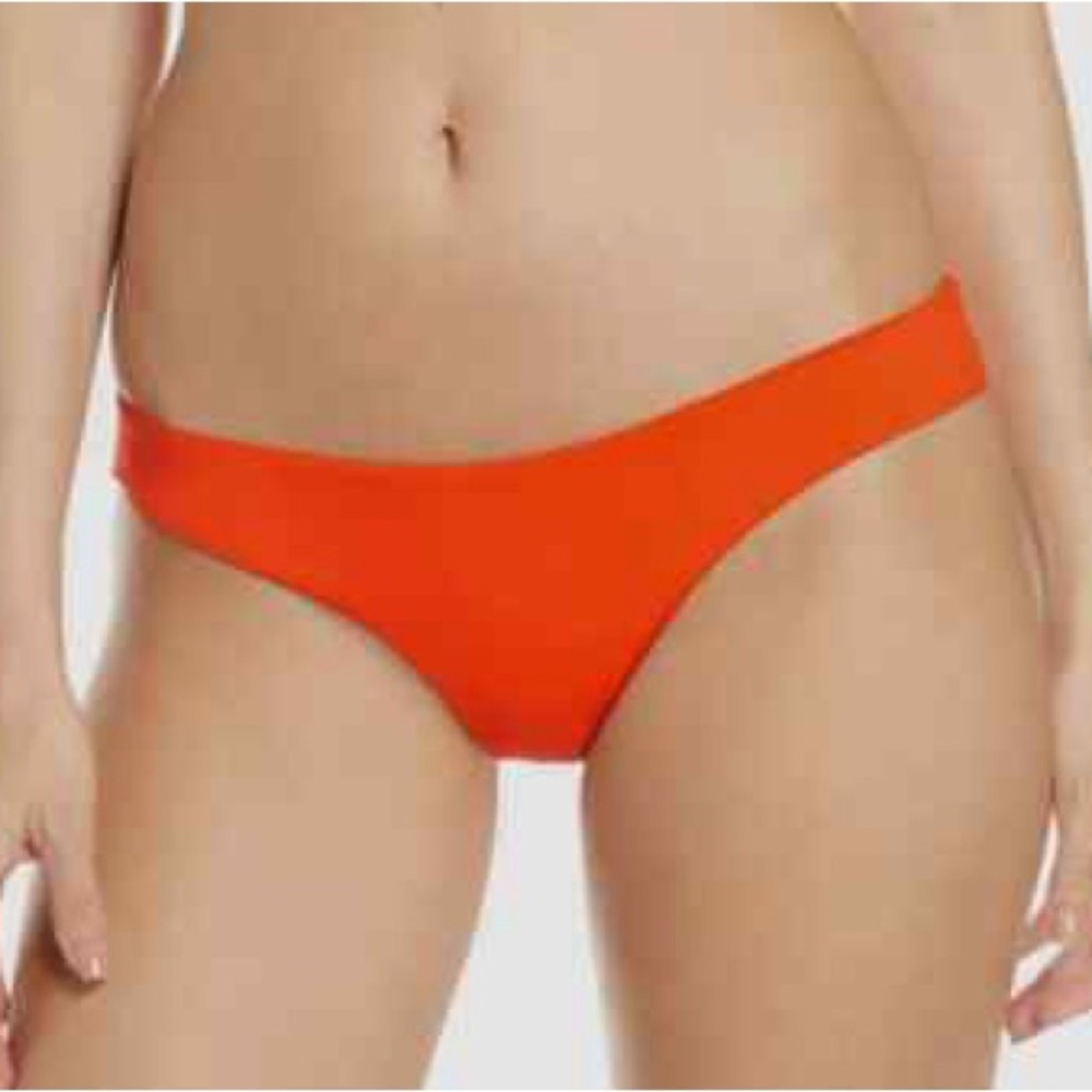 NWOT L*space Sandy full cut bikini bottoms red orange