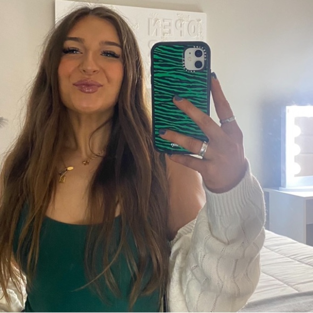 iPhone 11 green zebra casetify case - Picture 2 of 2