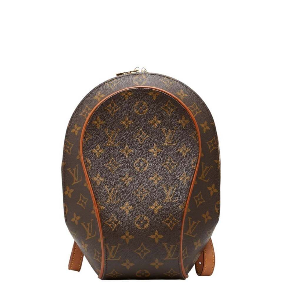 LOUIS VUITTON Brown Monogram Leather Ellipse Backpack