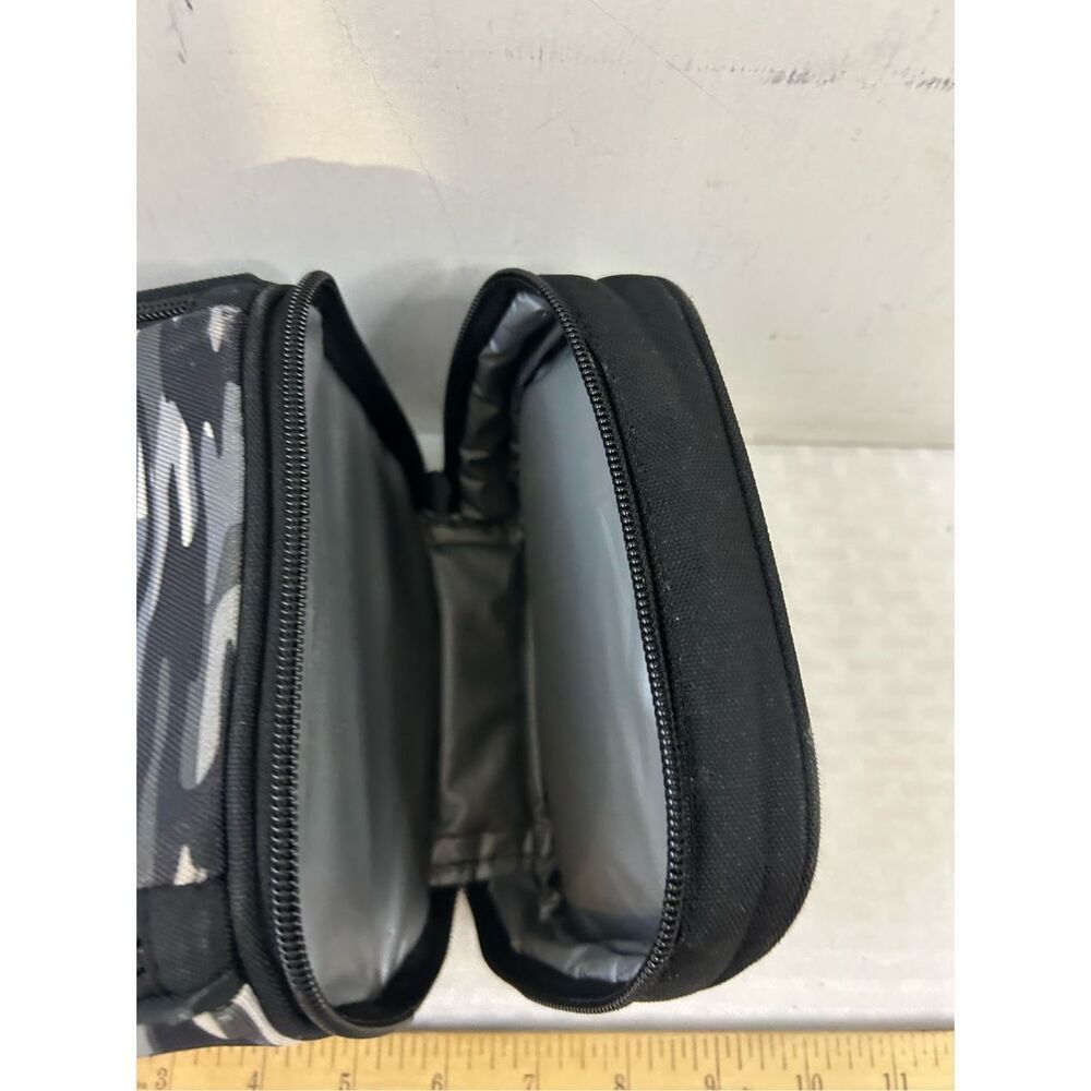 Nike lunch bag zipper black gray 7"x11"‎ - Picture 5 of 6