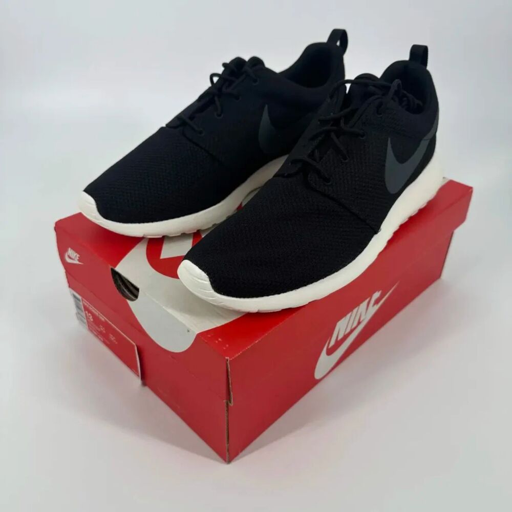 Nike Roshe Run One Black Sneakers Size 13 511881-010 2018