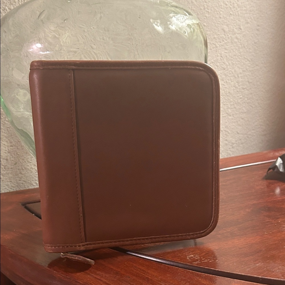 Coach Leather Zip CD Wallet