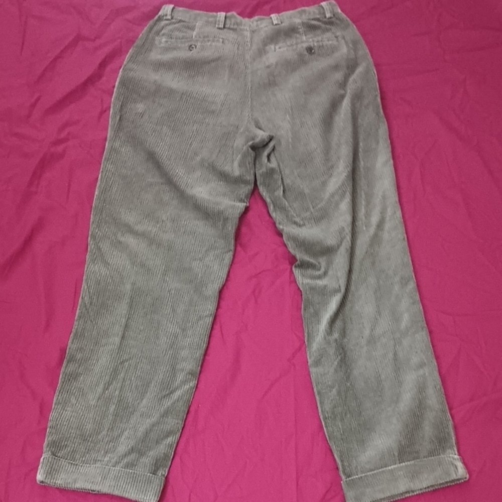 GAP Men's Corduroy Pants in Gray 30x32 Easy Fit Classic Sportswear Authentic - Picture 10 of 11
