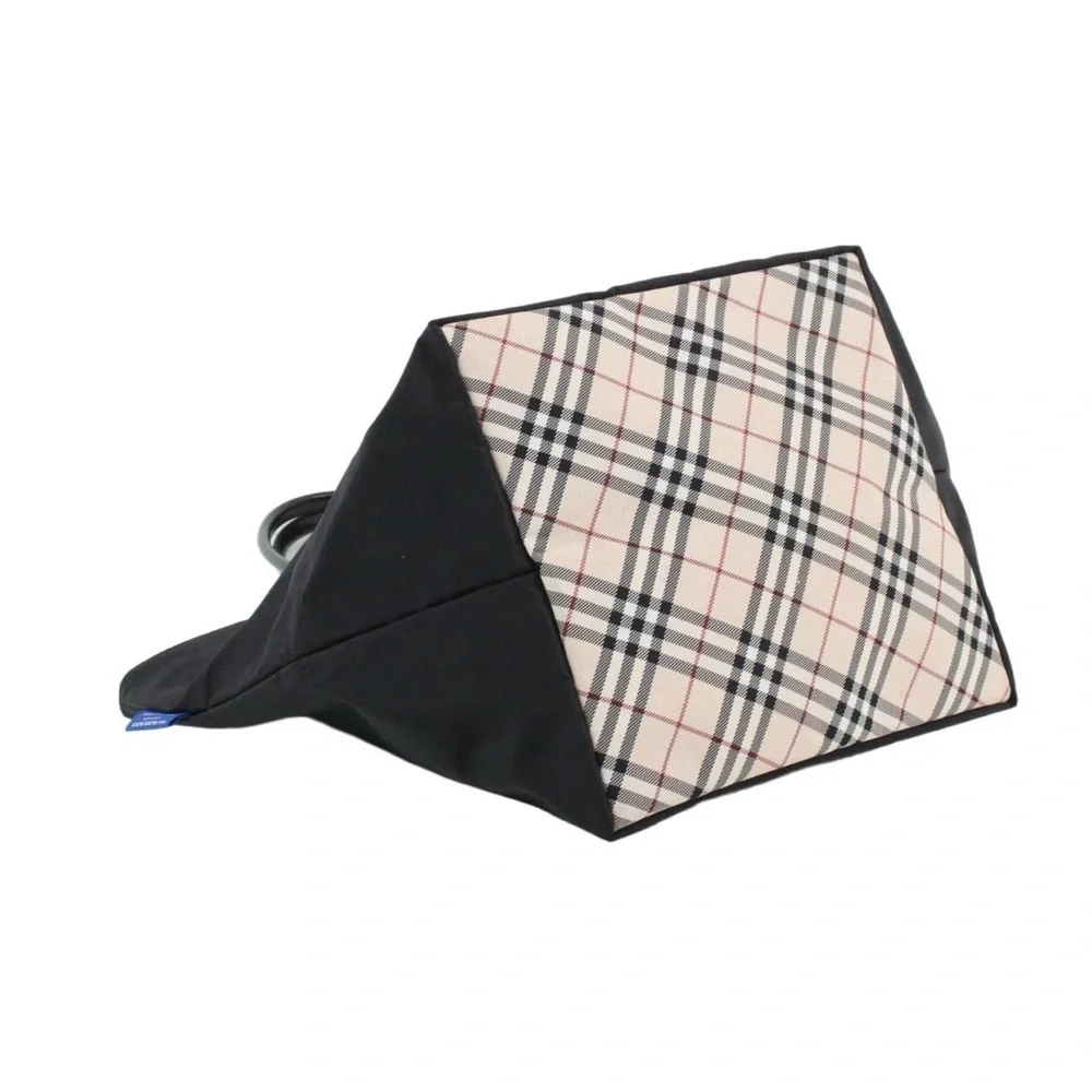 Clean Burberry Blue Label Tote featuring Nova Check Plaid w/ COA - Picture 4 of 13