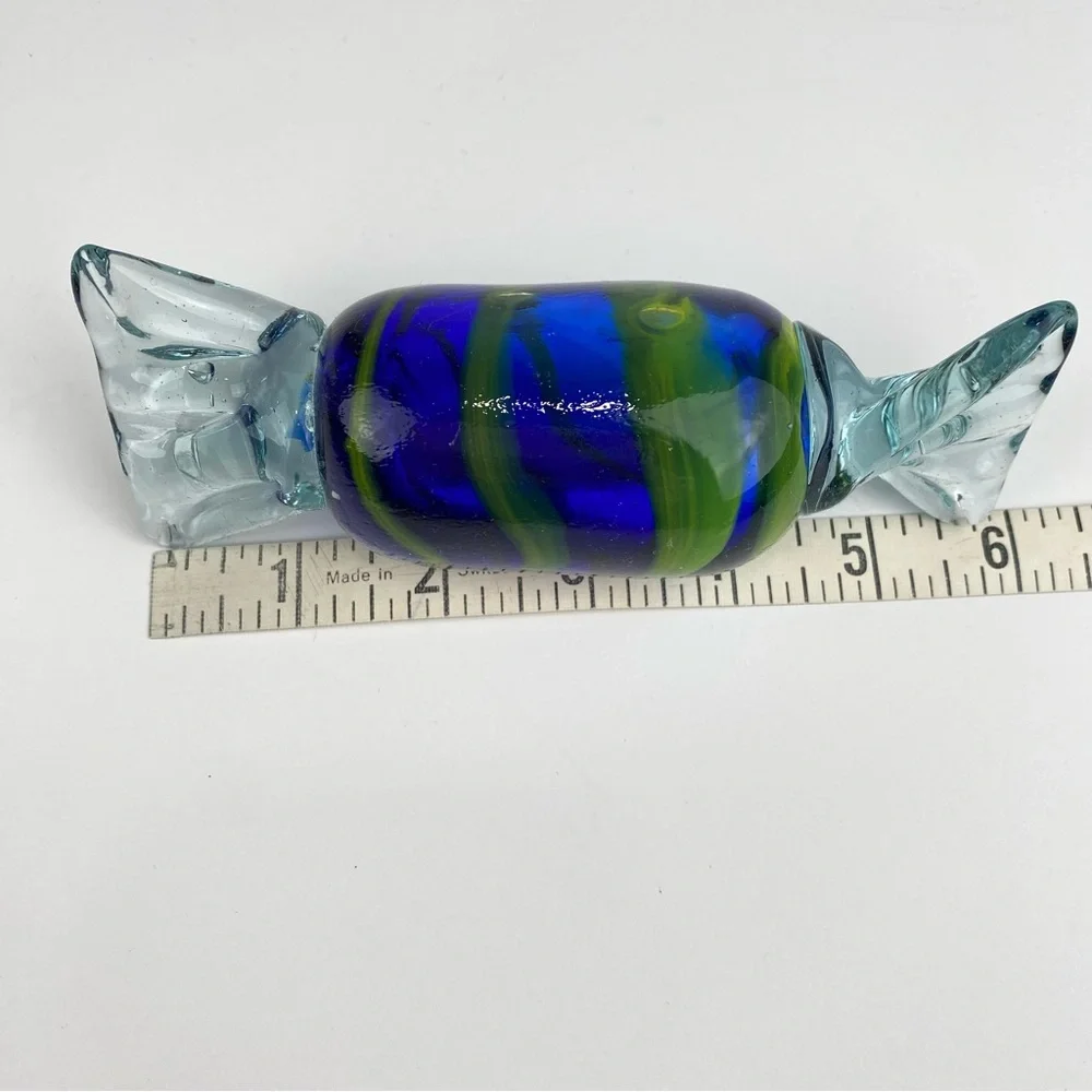 Vintage Late 20th Century Art Glass Cellophane Candy - Picture 4 of 4