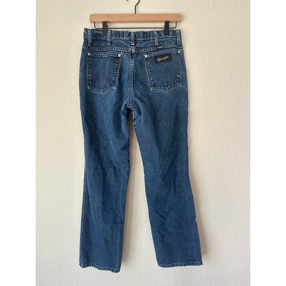 Wrangler Western Straight Leg Cowboy Jeans 32x30 Classic Ranch Denim