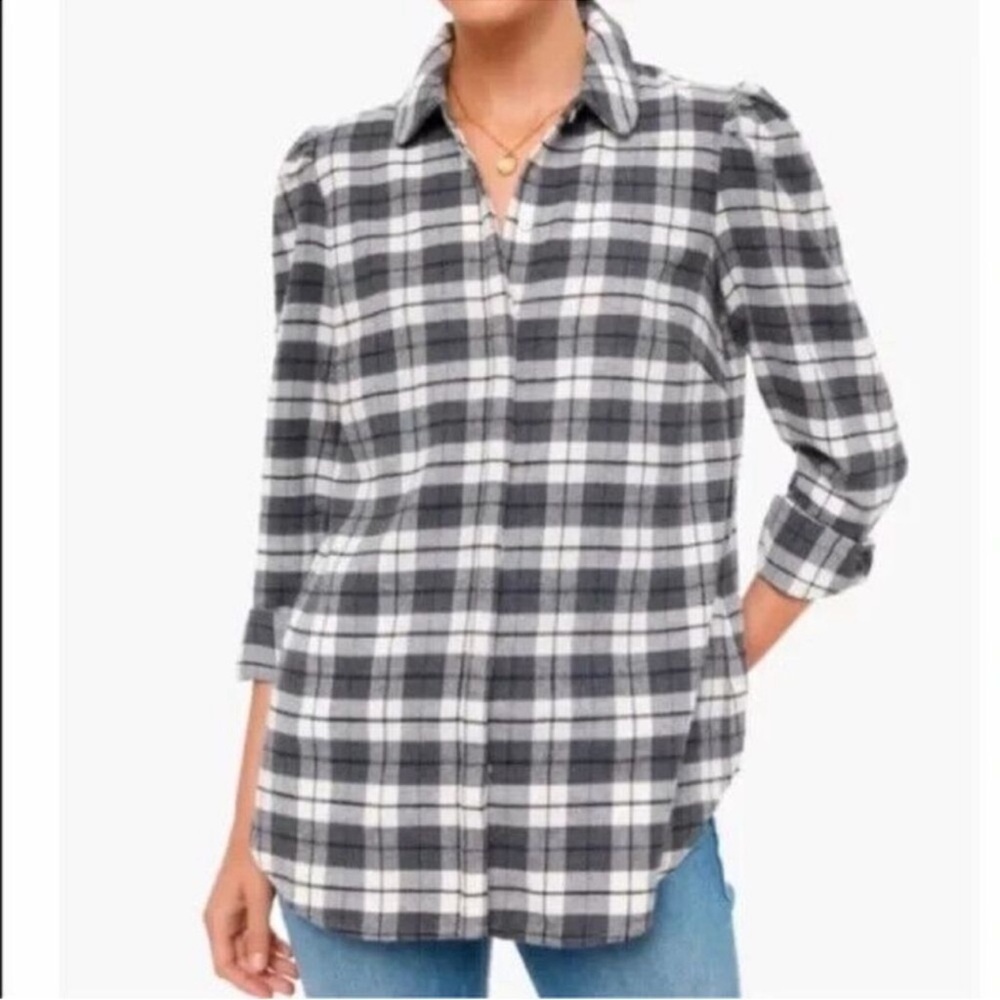 Tuckernuck Saranac Flannel Shirt Gray - Picture 2 of 11