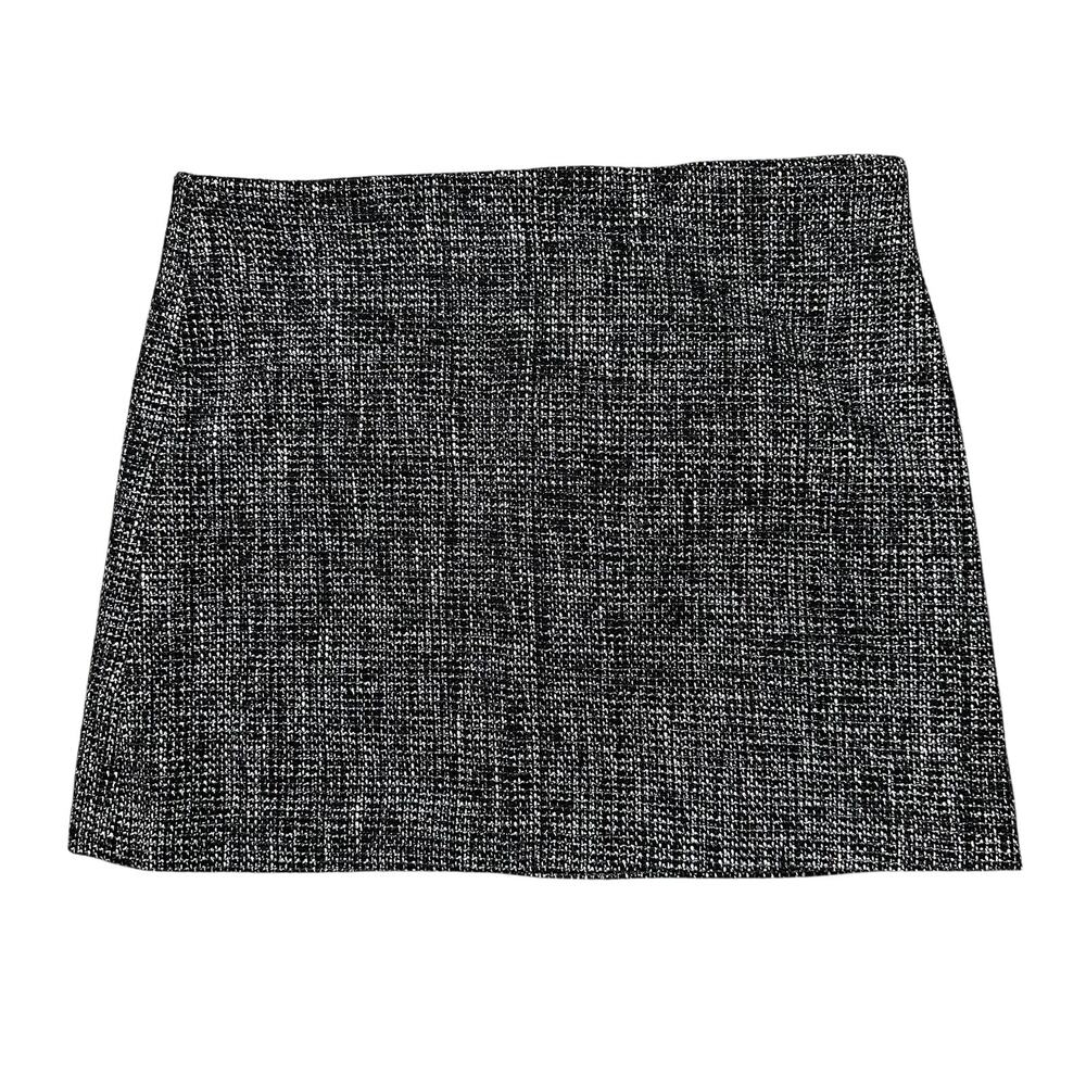 Chloe Colette Jenny Tweed Mini Skirt Black Opal
