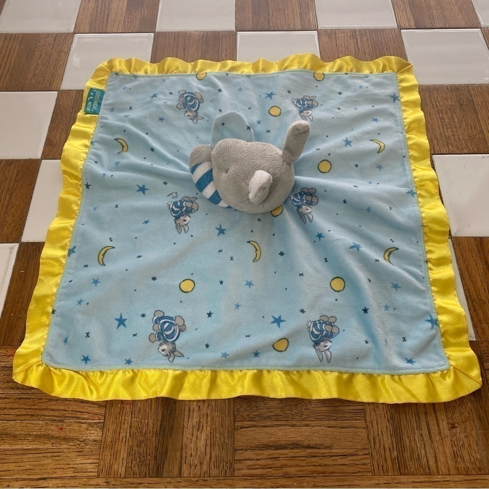 Goodnight Moon Bunny Rabbit Plush Lovey Security Blanket - Picture 6 of 12
