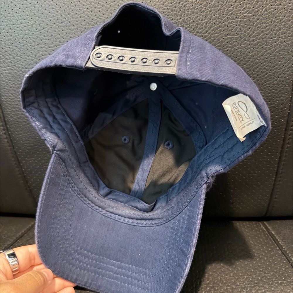 NFINITY Navy Cotton Baseball Hat - Picture 2 of 3