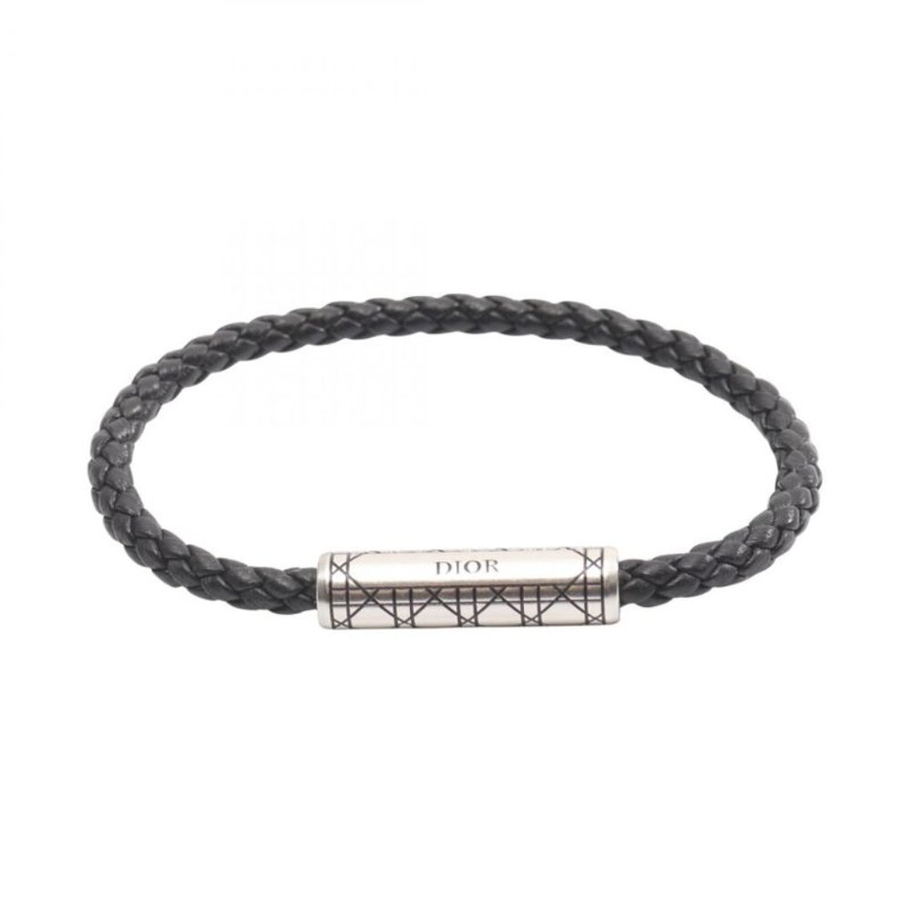 Dior Bracelet Cannage Leather Stainless Steel