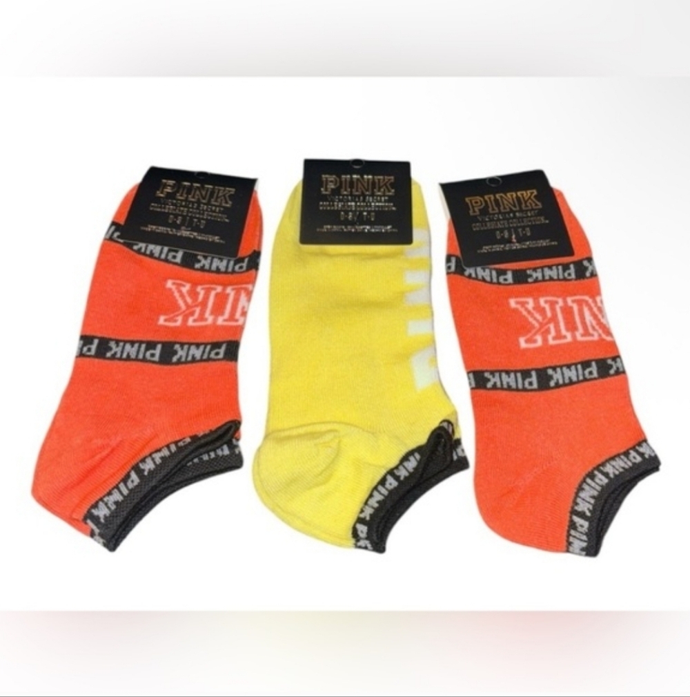 Victoria's Secret Pink Low-Cut Socks (Bundle of 3), NWT