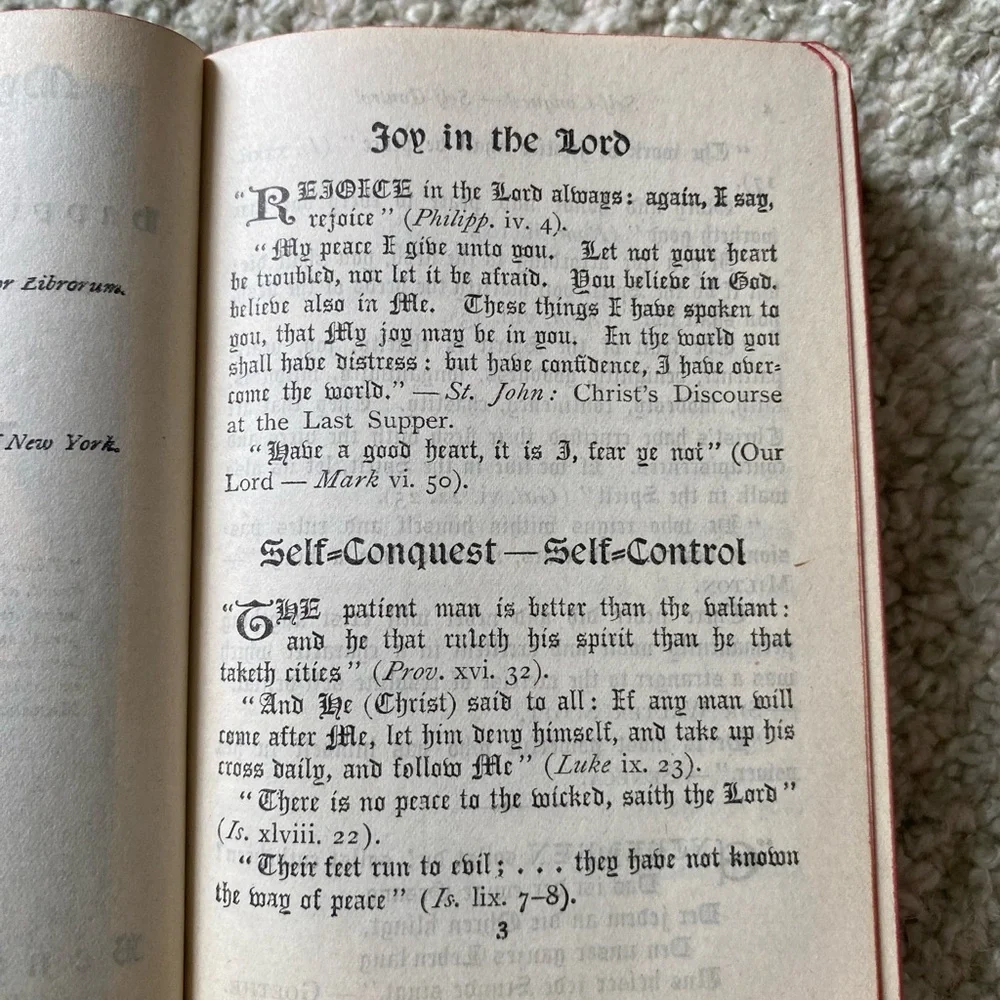My Prayer Book 1908 By Rev. F. X. Lasance Happiness In Goodness - Picture 7 of 11