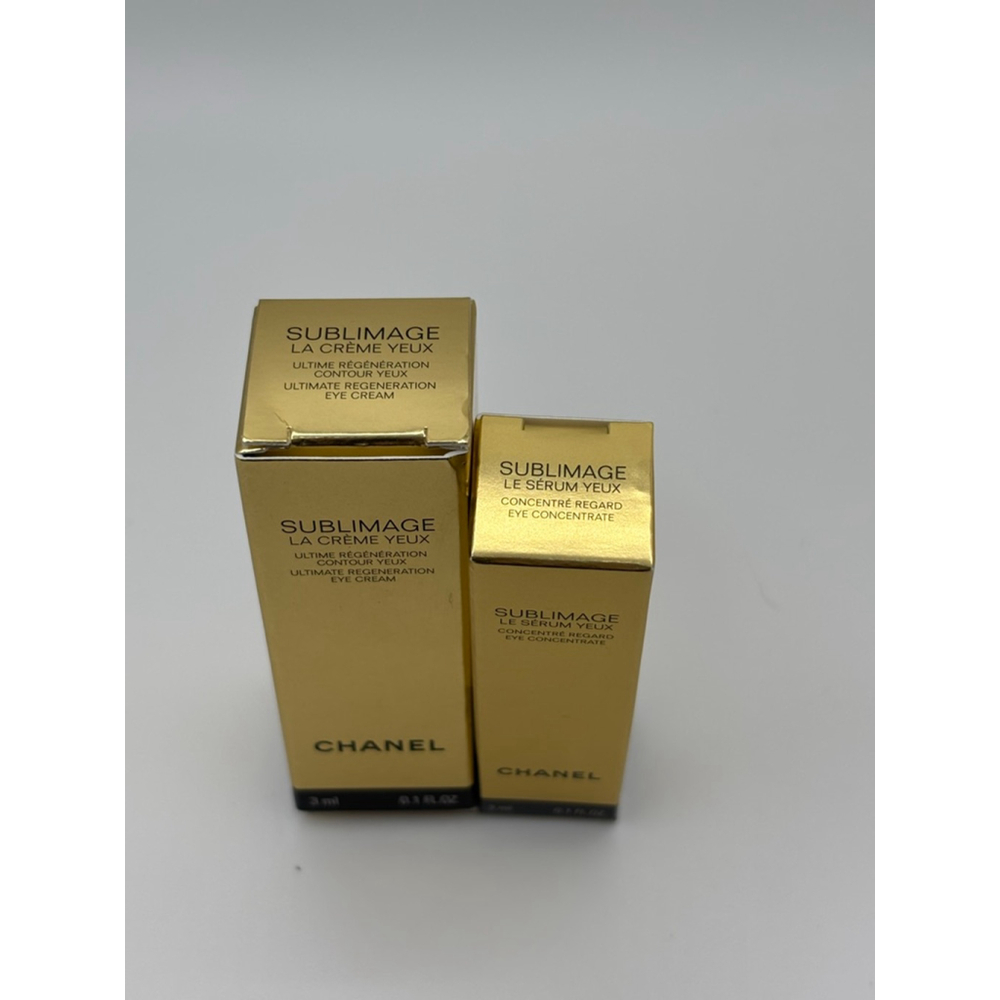 Chanel Sublimage Eye Cream & Eye Serum Mini Set NIB - Picture 4 of 8