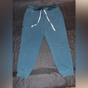 Figs Scrub Joggers Featuring Light Pink Strings