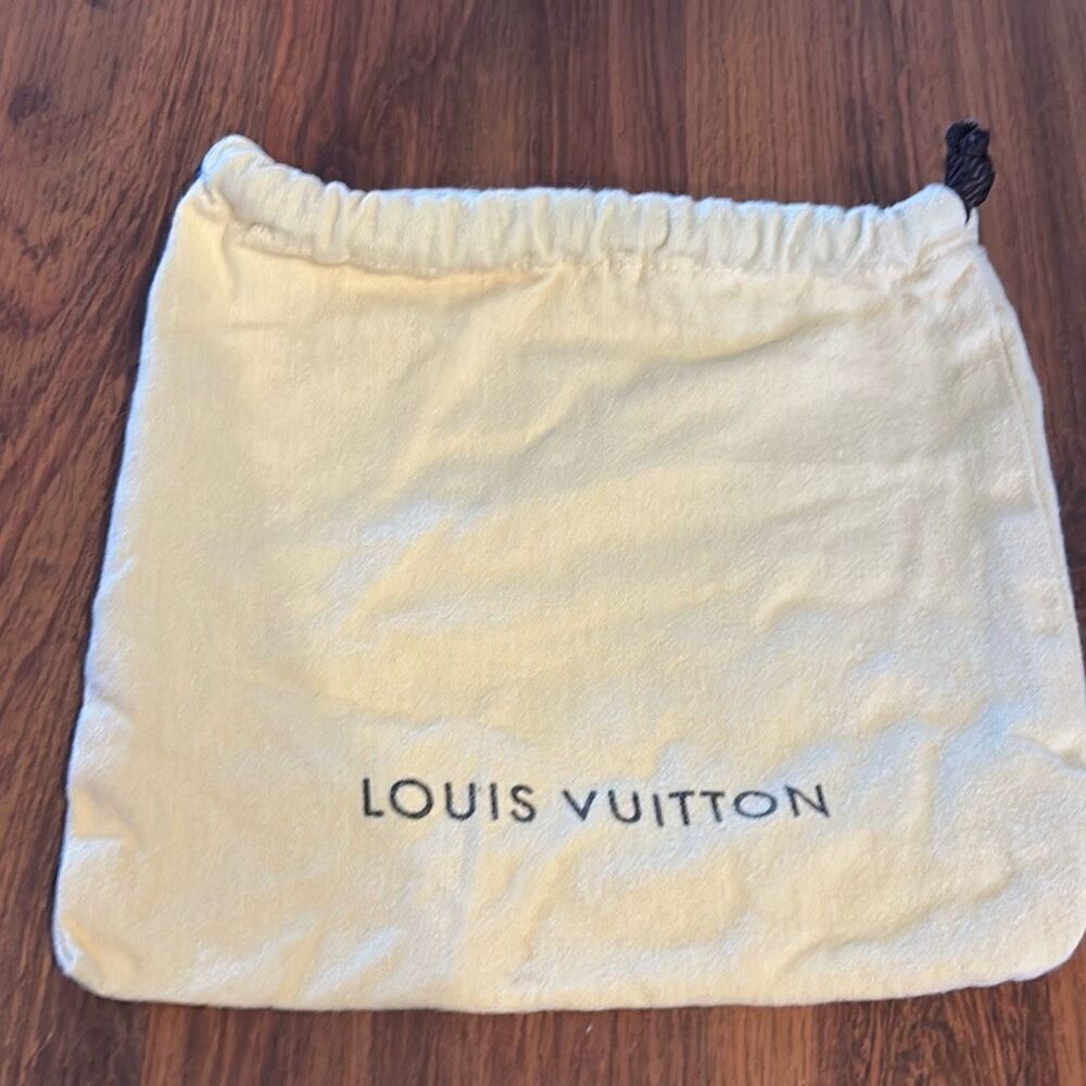 Louis Vuitton dust bag small 8x7 brown drawstring