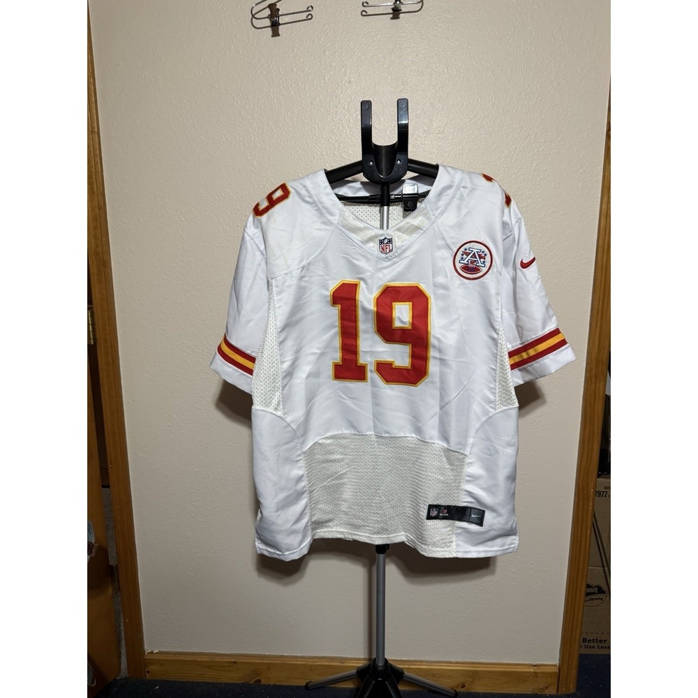 Nike Kansas City Chiefs Jeremy Maclin #19 White Away Jersey Size 52 Stitched