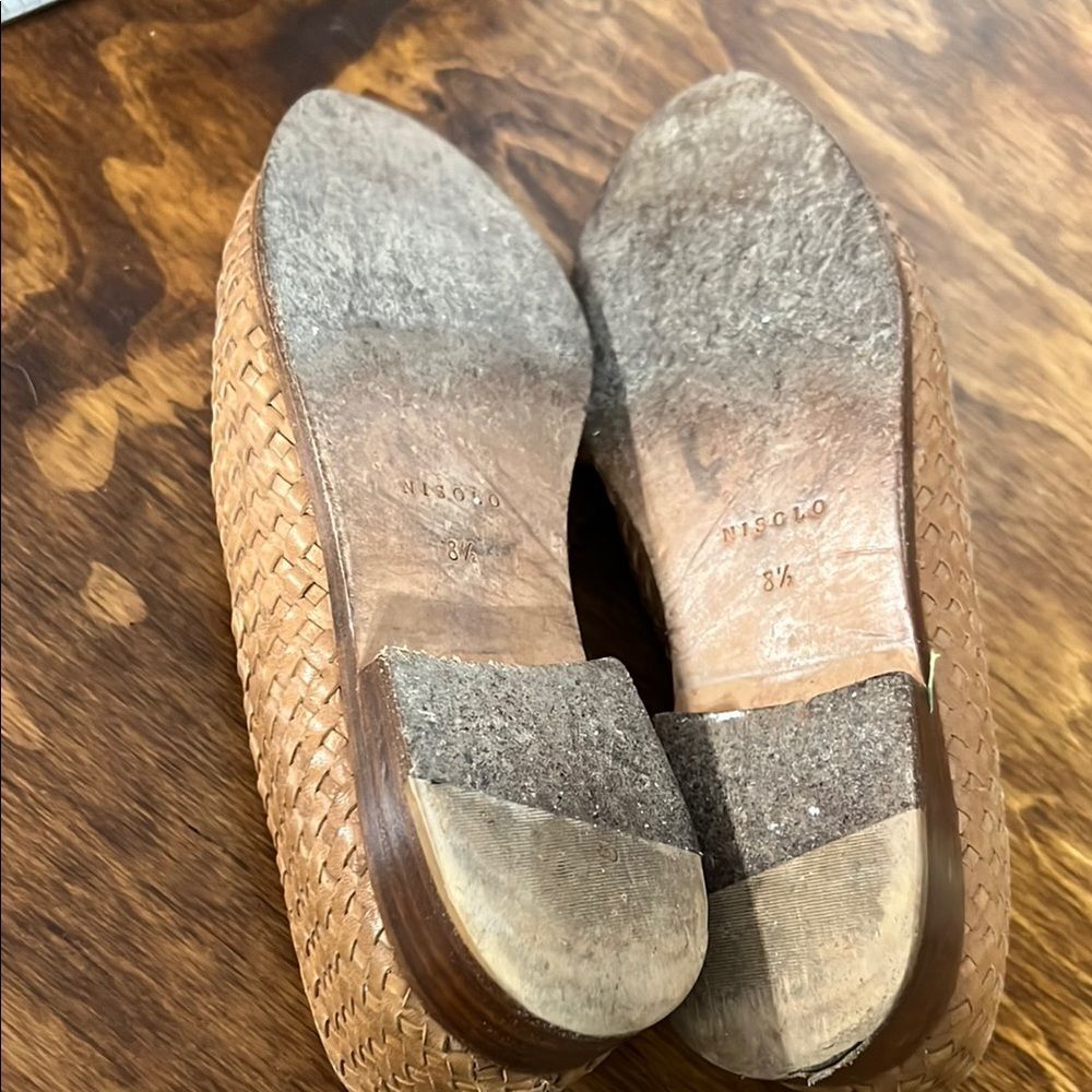 Nisolo Tan Woven Leather Loafers - Picture 5 of 10