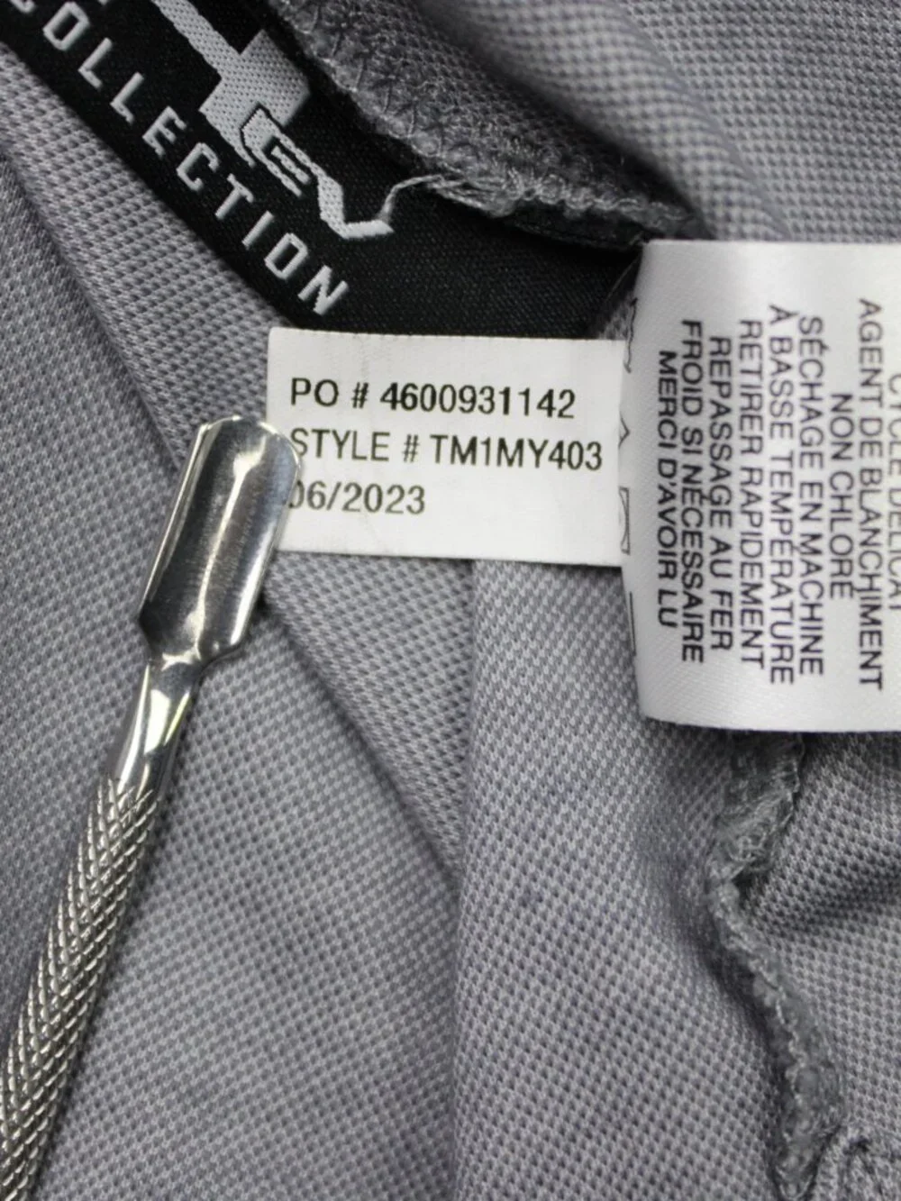 Travis Mathew Polo Shirt Mens Large Gray Geometric AOP Hummer Collection S/S - Picture 9 of 13