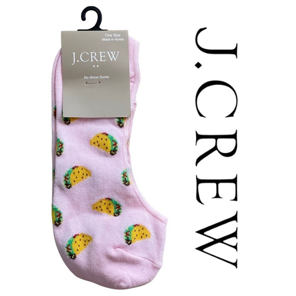 J. Crew “Taco” No Show Socks OSFM