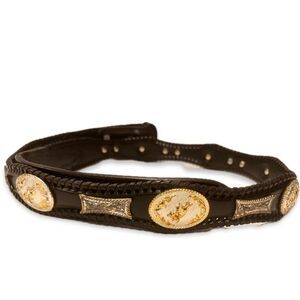 Hecho en Mexico Leather Belt Size 44 | Without Buckle|Scuffs on Leather