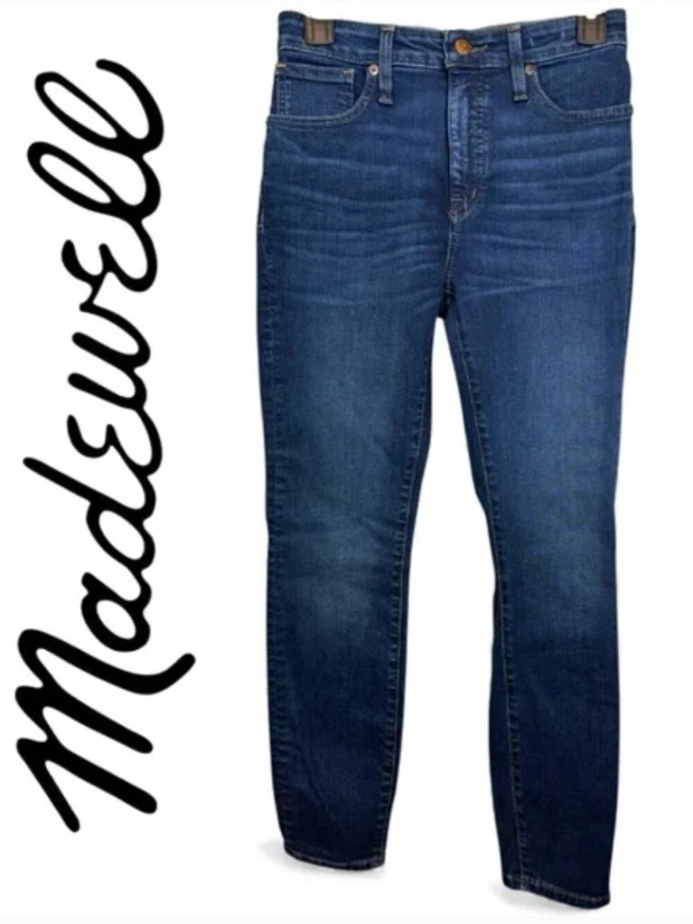 MADEWELL Curvy High-Rise Skinny Jeans in Hayes Wash Size 26 Petite 26P NEW