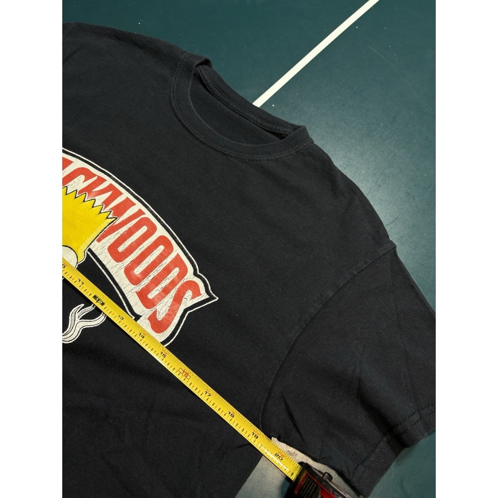 Bart Simpson Backwoods Smoking T Shirt Men's Medium Black Streetwear Hypebeast - Picture 5 of 6