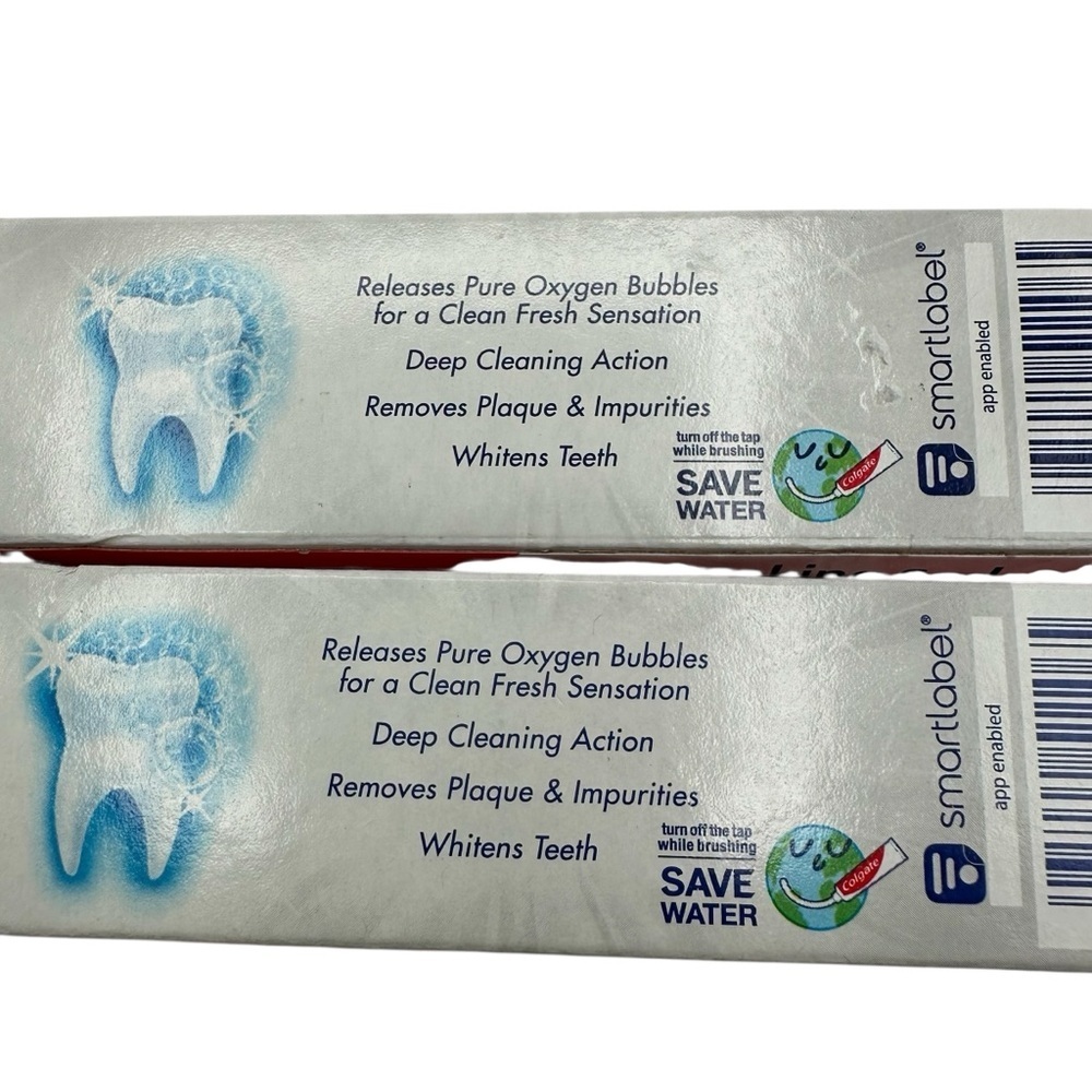 Colgate Toothpaste with Baking Soda & Peroxide, Brisk Mint for Whitening, 2 pack - Picture 6 of 7