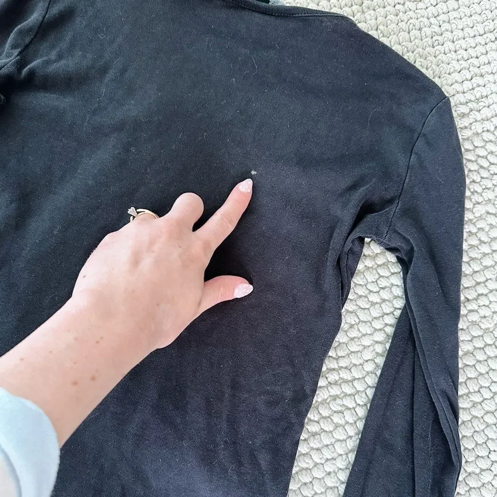 Vintage Ralph Lauren Black Crew Neck Long Sleeve - Picture 4 of 4