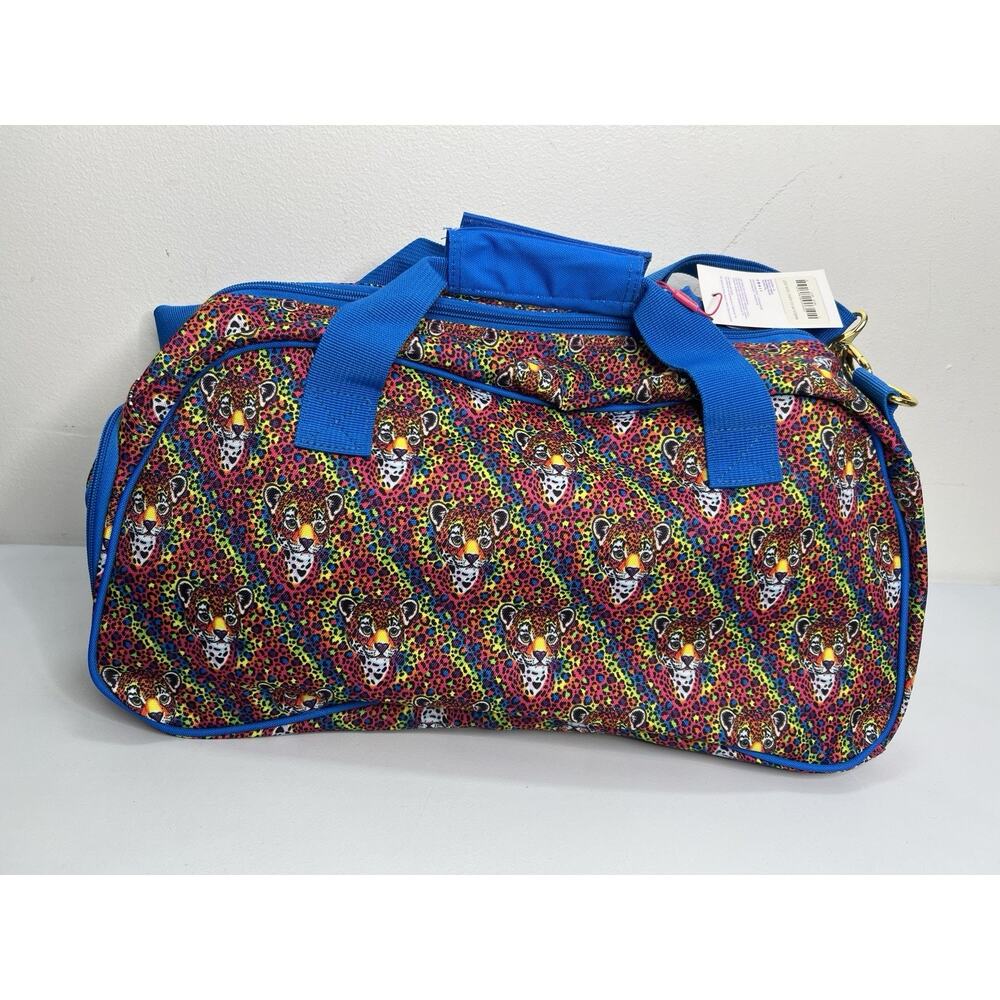 New Lisa Frank Posh Peanut Hunter Leopard Multicolor Duffle Bag - Picture 2 of 11