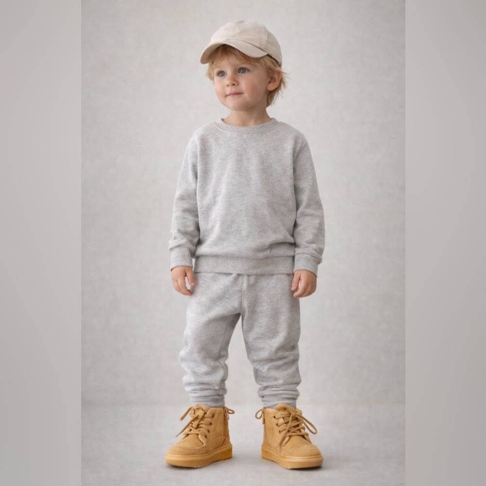 UGG Toddler Suede Boots – Size 6 – Cozy Shearling Lined – Lace Up + Zip