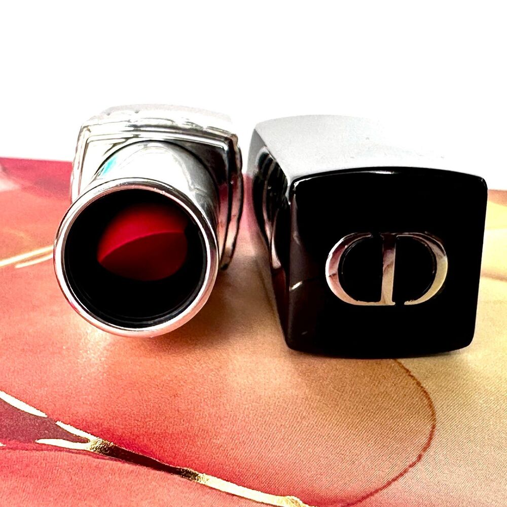 Dior Rouge Dior 784 Rouge Rose Matte Lipstick Full Size 3.5g NO BOX - Picture 8 of 12