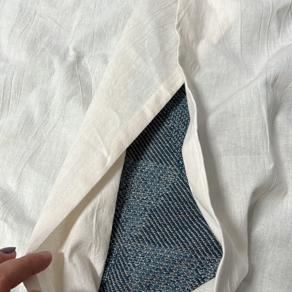 West Elm Stripe Shape Woven Sham - Picture 6 of 9
