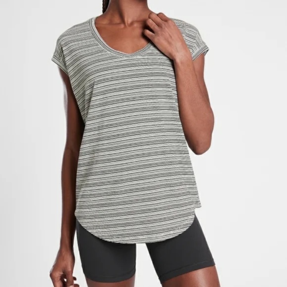 Athleta Cloudlight Stratus Striped T-shirt
