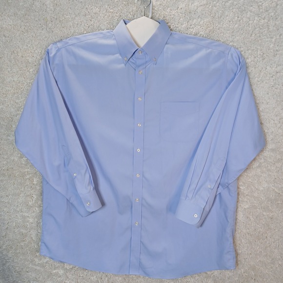 Jos A Bank Other - Jos A Bank Traveler Button Down Shirt Light Blue Fit Long Sleeve Mens 17 1/2 34‎