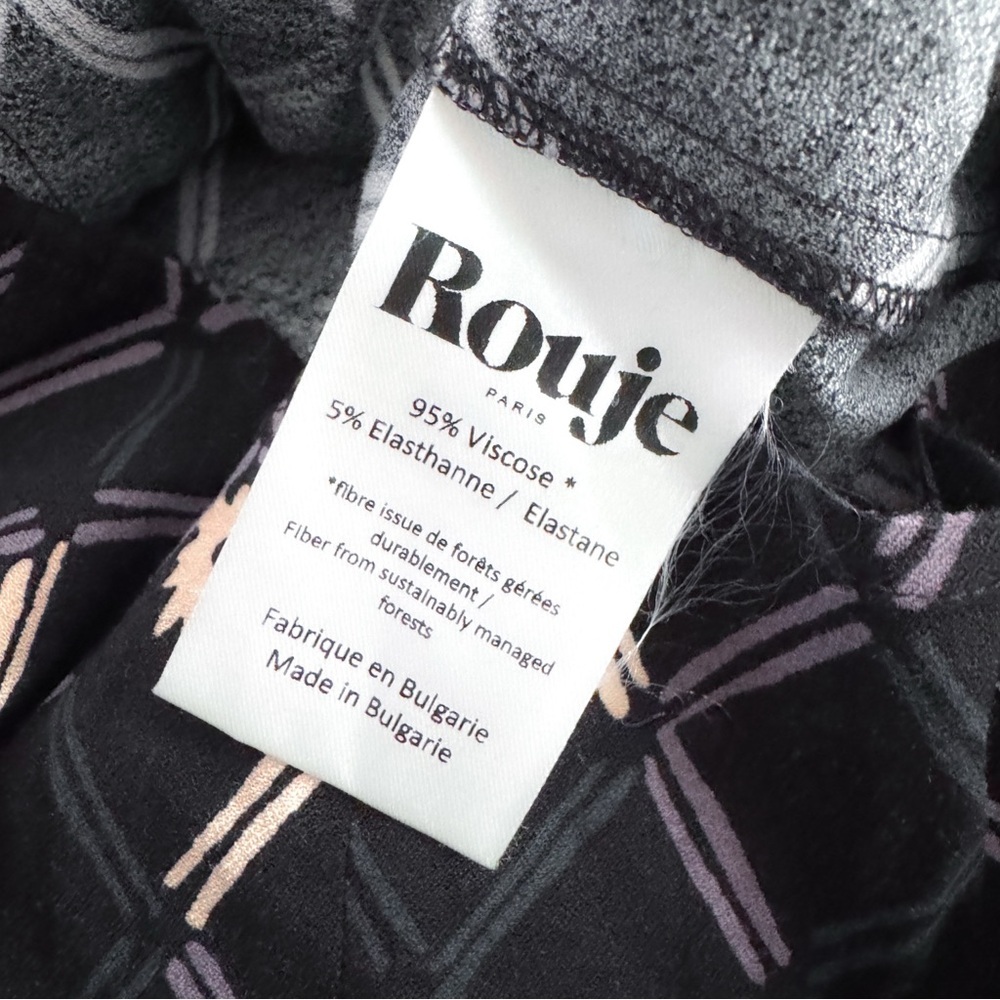 Rouje Sana Mini Dress Long Sleeve Black - Picture 8 of 11
