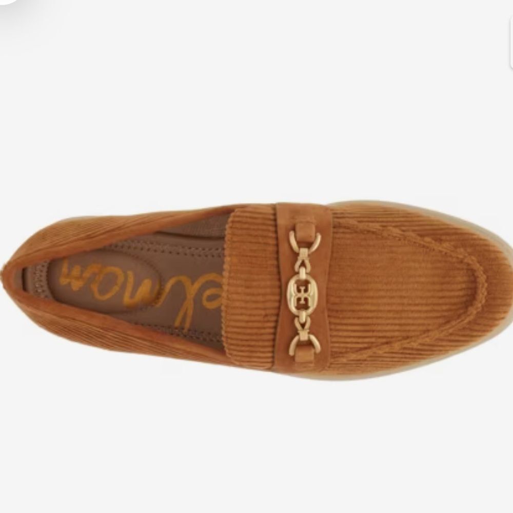 Sam Edelman Kyana Brown Corduroy Loafers.  NEW