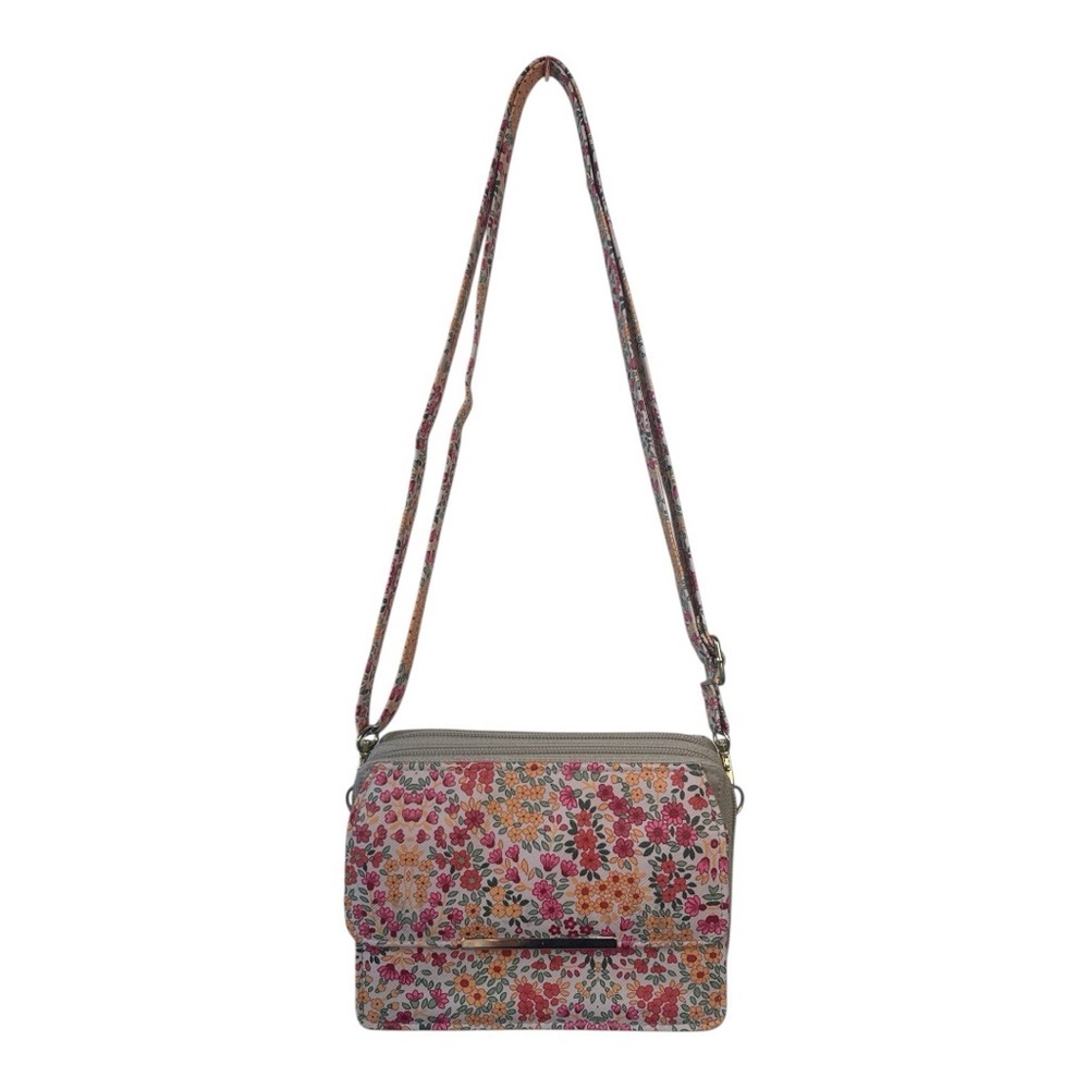 Mundi Floral Late Autumn Bloom Crossbody & Hip Hugger Bag With Safekeeper